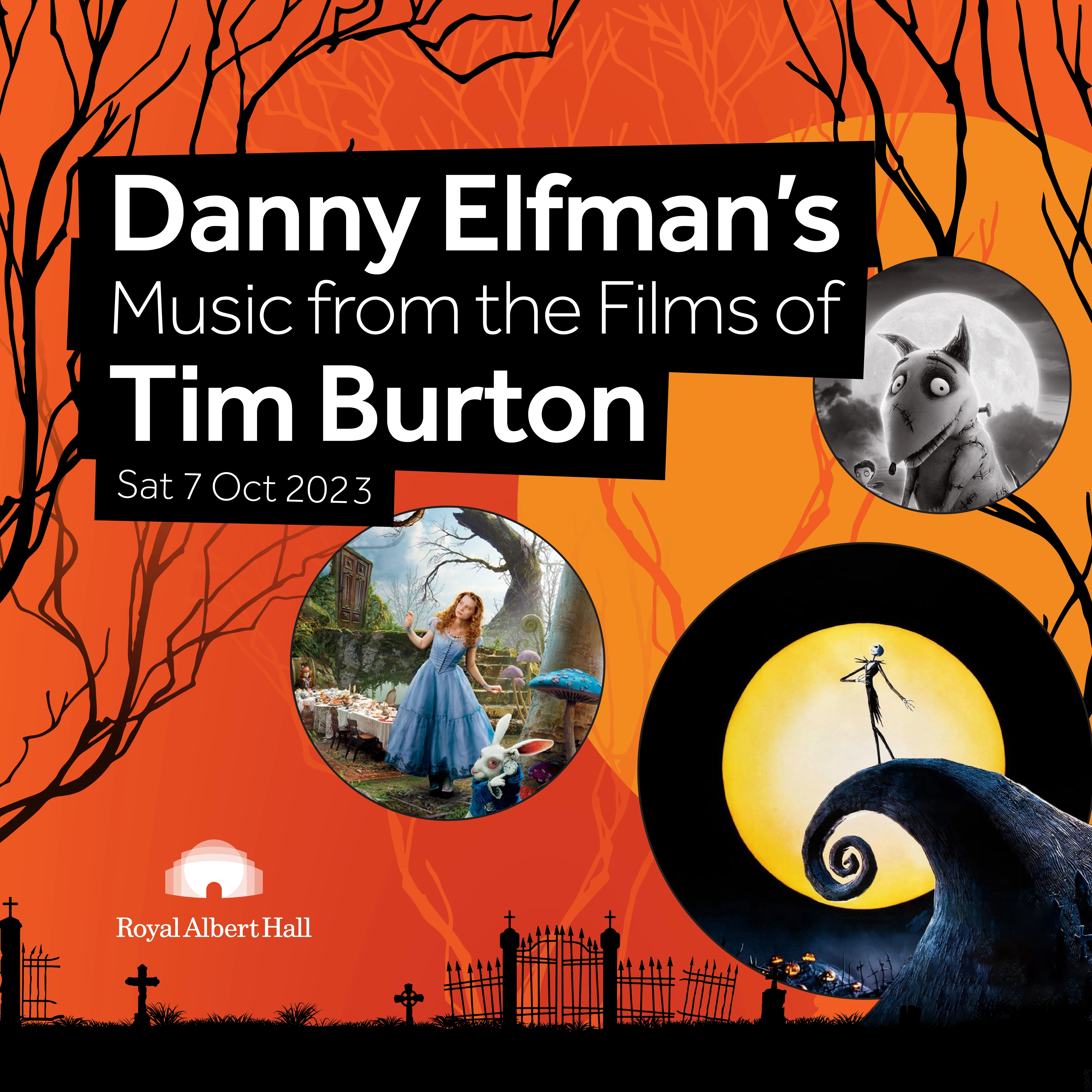 Danny Elfmans Music from the Films of Tim Burton Title Image