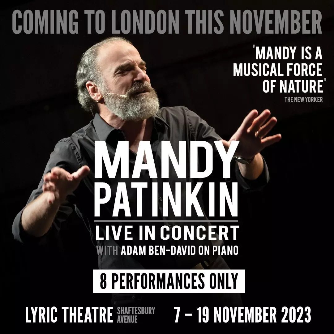 Mandy Patinkin - Live in Concert Title Image