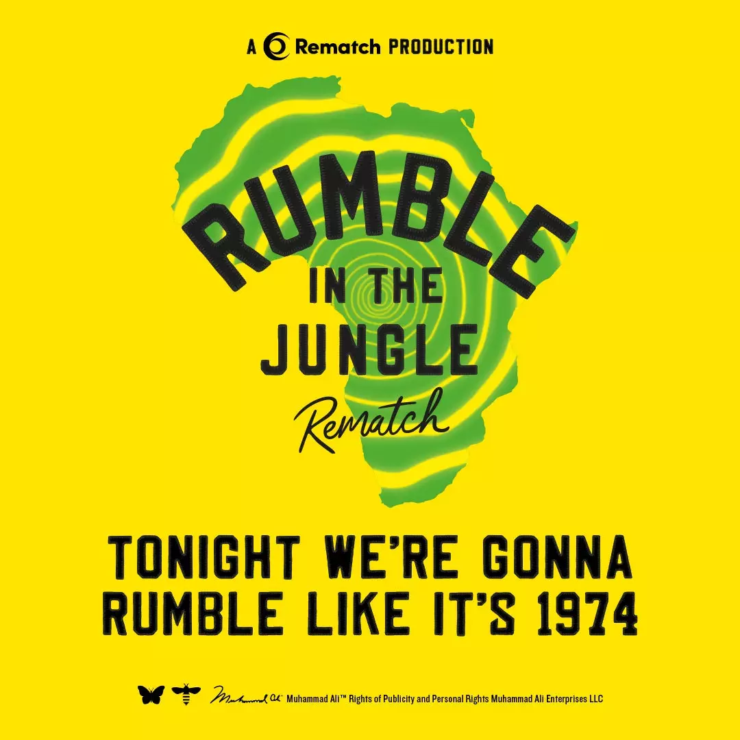 Rumble in the Jungle Rematch Title Image