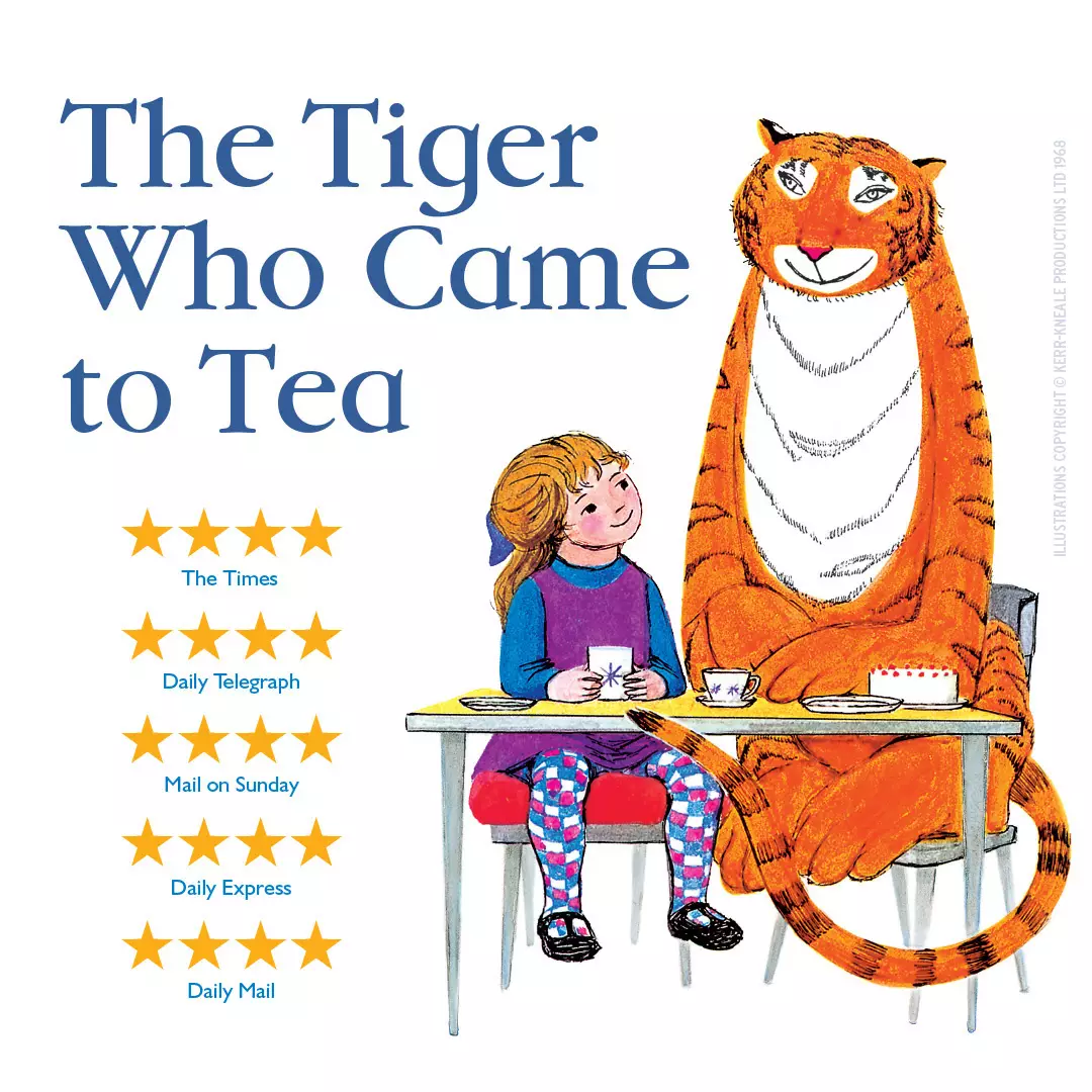 The Tiger Who Came To Tea Title Image
