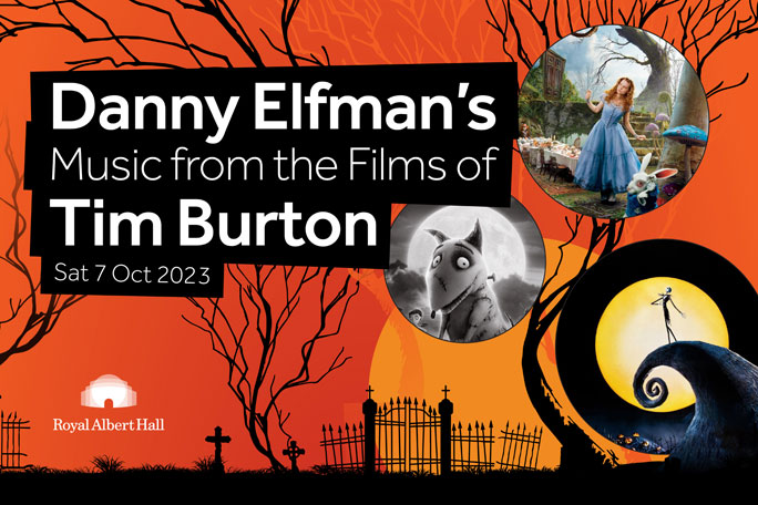 Danny Elfmans Music from the Films of Tim Burton Header Image