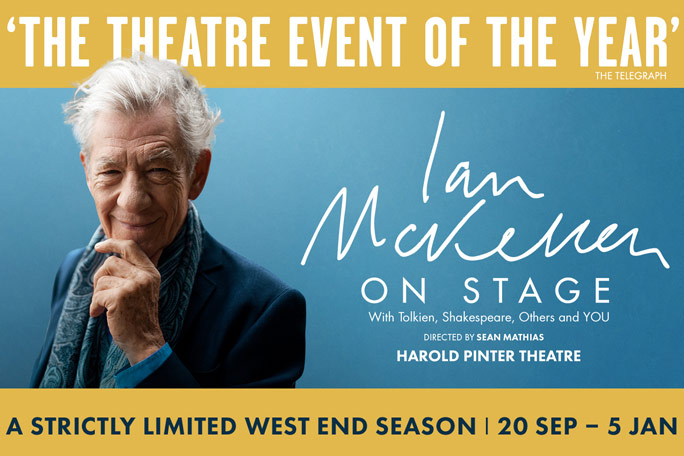 Ian McKellen On Stage: With Tolkien, Shakespeare, Others and YOU Header Image
