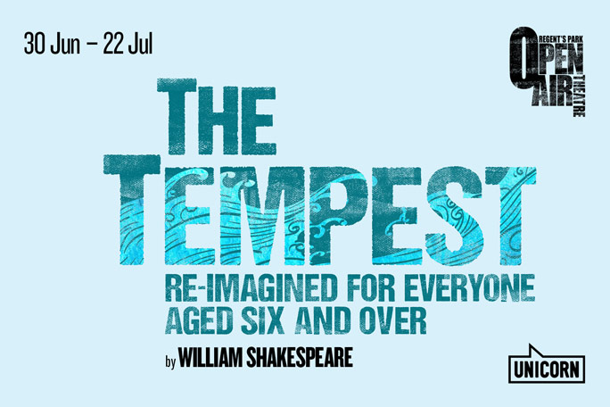 The Tempest re-imagined for everyone aged six and over Header Image